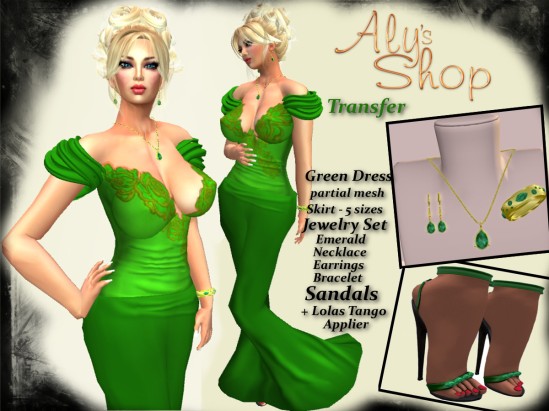 Green Gown Outfit